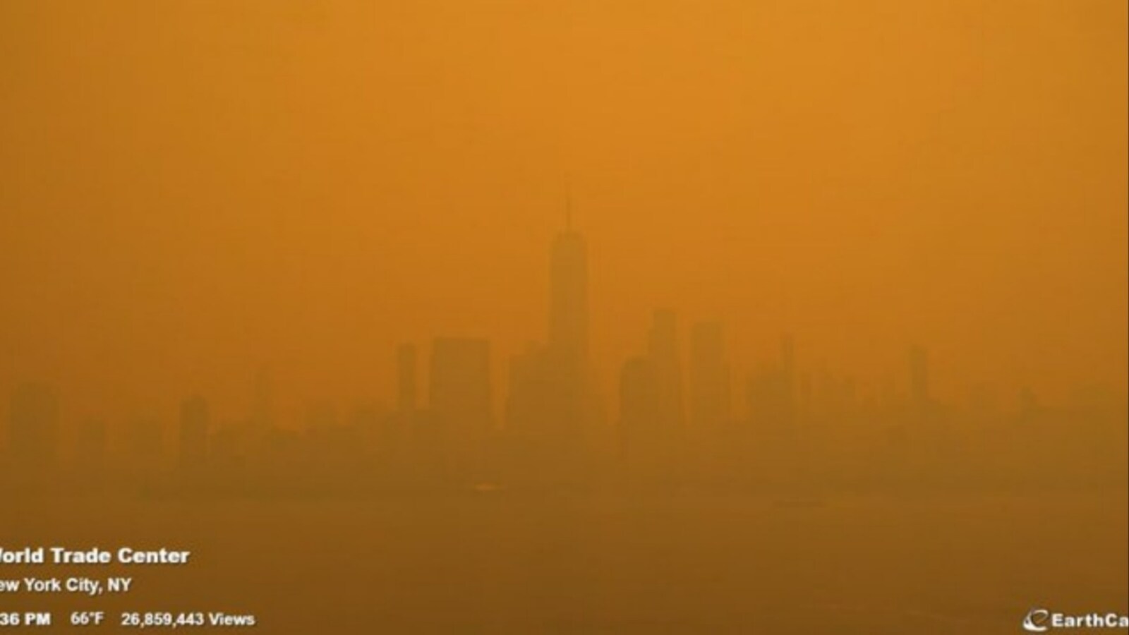 Orange-Sky New York With Dune Music: Real-Life Videos Show How