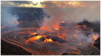 Hawaii's Kīlauea volcano is erupting after a three-month hiatus. (Image: USGSVolcanoes/Facebook)