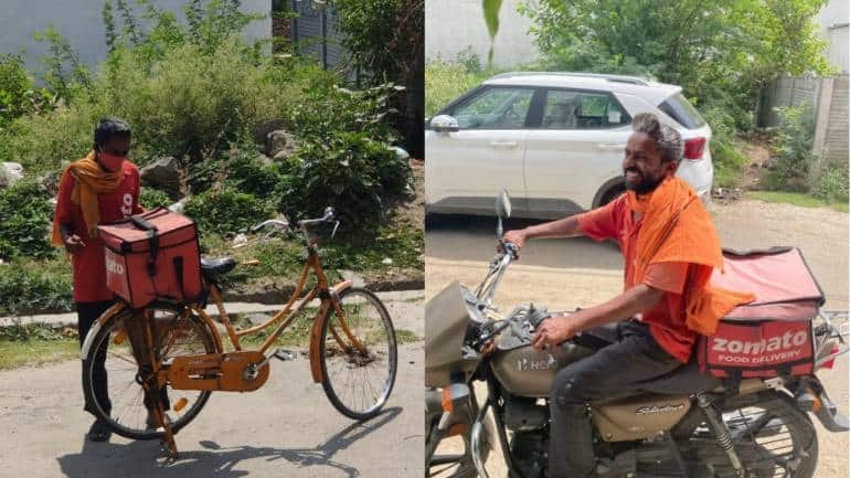 Zomato bicycle clearance delivery