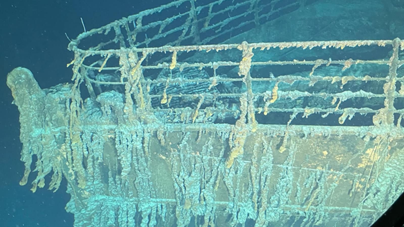 inside the real titanic wreck
