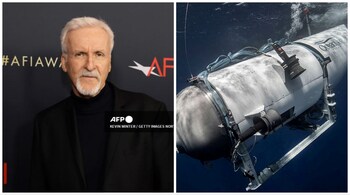 James Cameron has been to the Titanic wreckage site 33 times. (2nd Image: kirawontmiss/Twitter)