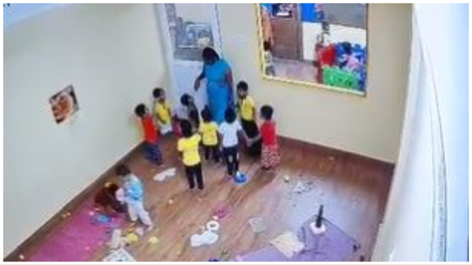 Naked Kindergarten Girls Sex - Bengaluru kindergarten faces backlash for leaving toddlers unattended,  video shows kid beating up girl