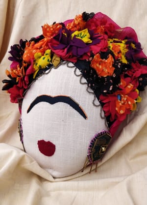 Frida Kahlo cushion by Diti