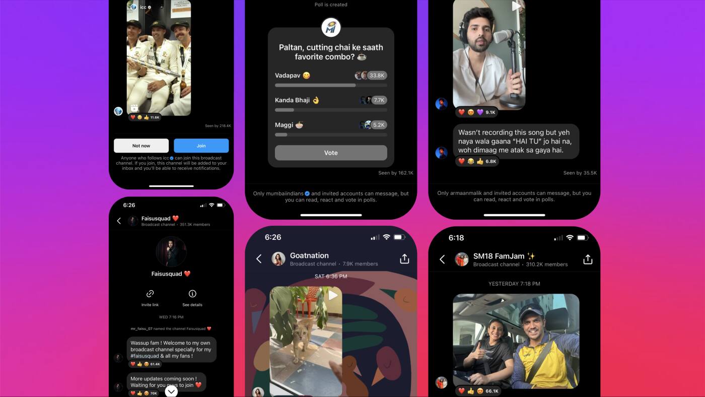 Instagram rolls out Telegram-like broadcast channels globally