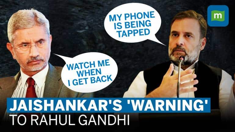 &quot;There Are Things Bigger Than Politics,&quot; Jaishankar To Rahul Gandhi After Congress Leader Targets PM Modi Over Phone Tapping