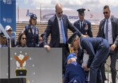 Joe Biden trips and falls on stage at Air Force graduation; White House says he's 'fine'