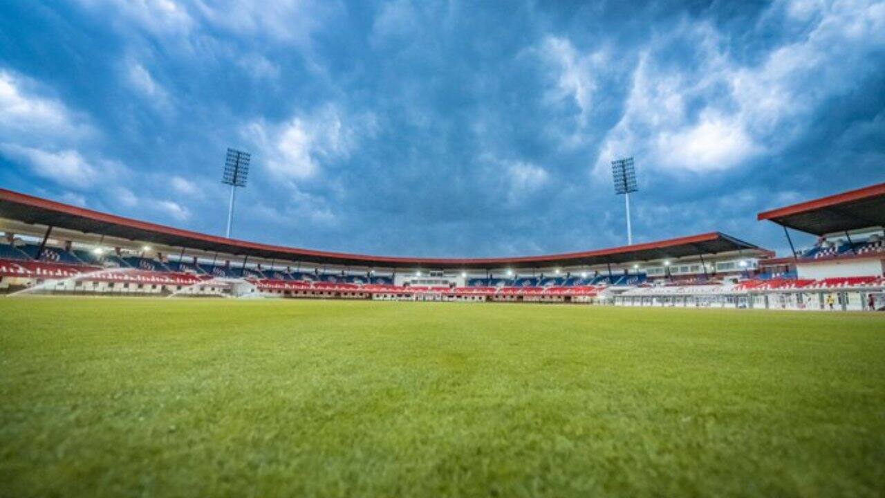 Kalinga Stadium in Odisha Photo via Twitter @rvineel_krishna