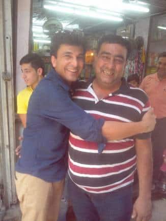 Chef Vikas Khanna at Kuremal Mohan Lal kulfi shop in Old Delhi.