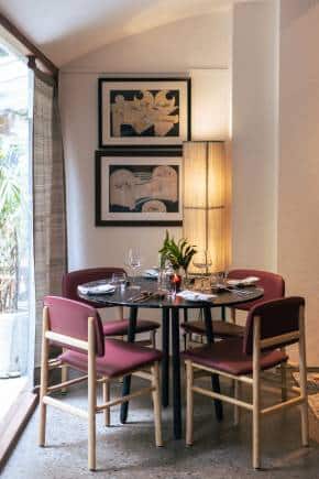 MF Husain's furniture sketches at Circle Sixty Nine, Mumbai.