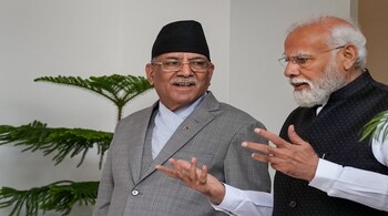 Prachanda met PM Modi on June 1 (PTI photo)