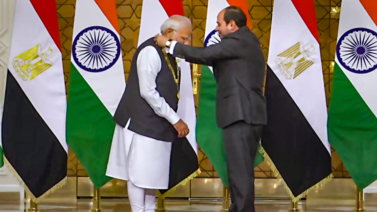 Egypt s Highest Honour Order Of The Nile Conferred On PM Modi Egypt s Highest Honour Order Of The Nile Conferred On PM Modi