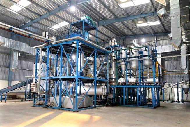 A Pyrolysis plant.