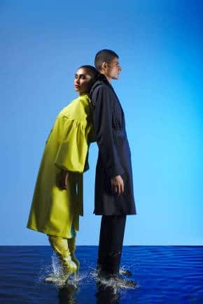 Handmade trench coats by Sarah & Sandeep
