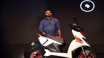 Suhas Rajkumar. Founder, Simple Energy with Simple One electric scooter