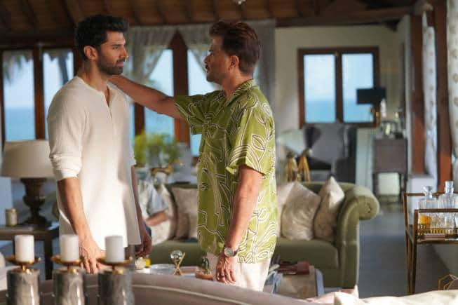 Anil Kapoor and Aditya Roy Kapoor in a still from 'Night Manager 2'.