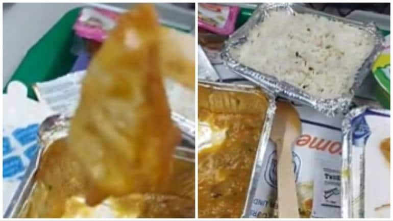 Vande Bharat Passenger Finds Polythene Piece In Paneer Dish Video   Vande Bharat Food Polythene Twitter 770x433 