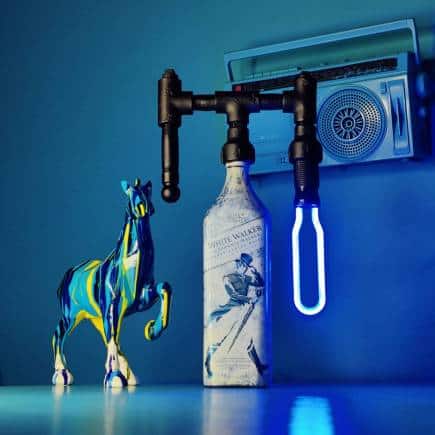 White Walker pipe lamp from Kuppikali