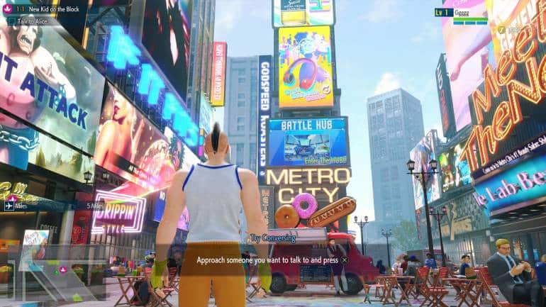 Street Fighter 6 World Tour Mode.