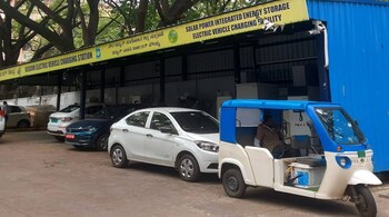 Bescom's EV charging station