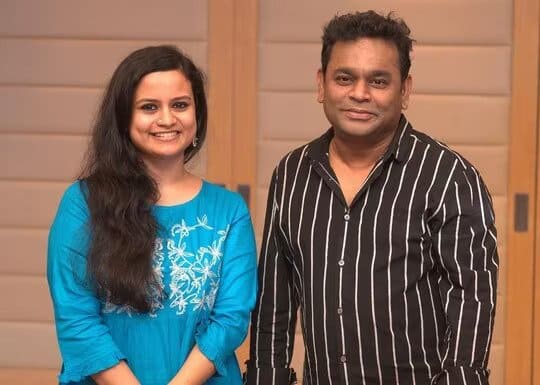 Singer Pavithra Chari with AR Rahman