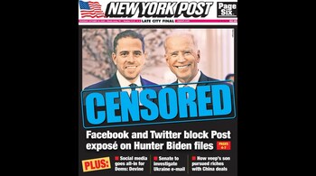 Ahead of 2020 presidential election, New York Post found Hunter Biden’s laptop, which had controversial data, and published a damning report. But US social media companies blacked out all mention, including suspending NYP's Twitter account. (Photo: Twitter)