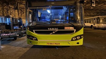 An iRaste-enabled TSRTC bus in Telangana | Source: IIIT Hyderabad