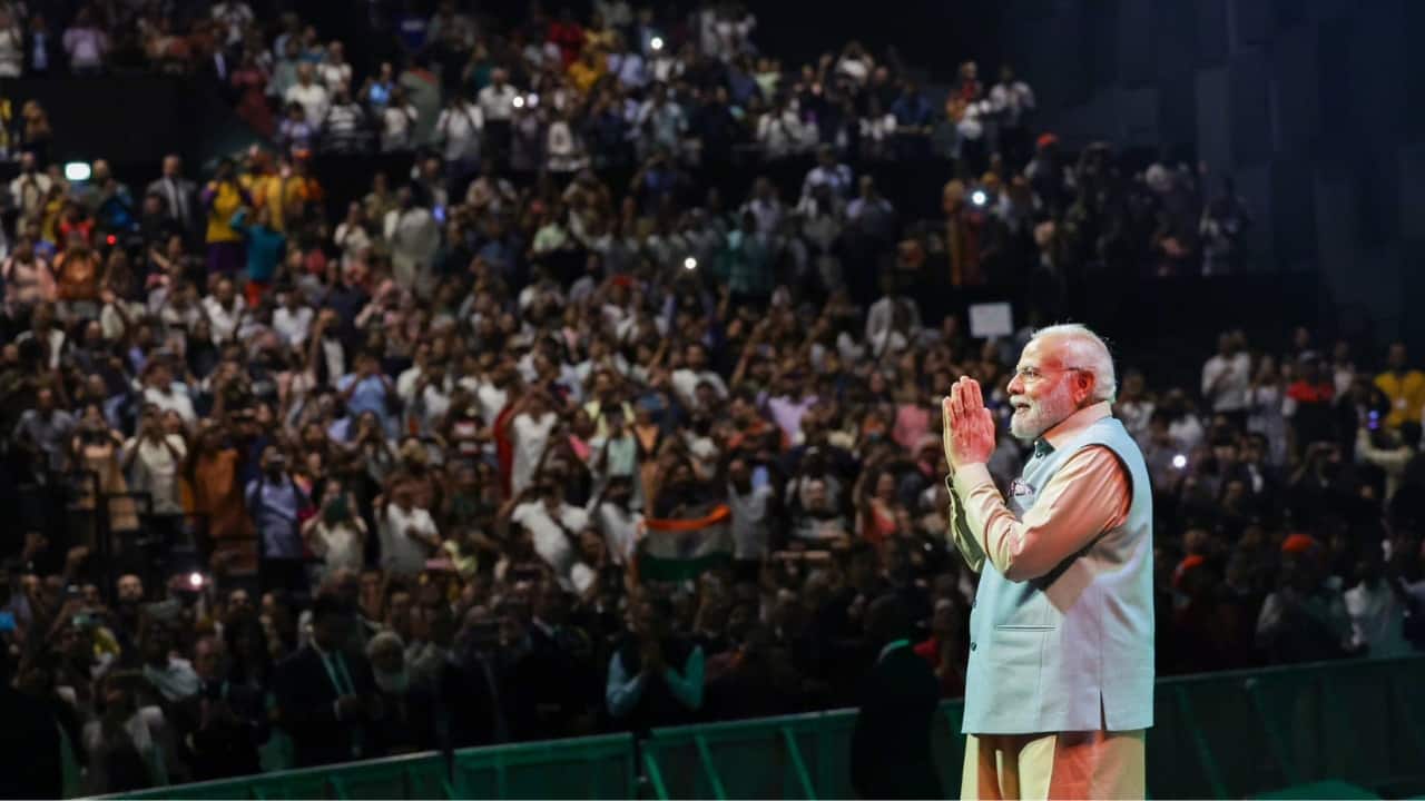 Earlier, on July 13 evening, Modi addressed the Indian diaspora here in Paris. They accorded a warm welcome to PM Modi while raising slogans of 'Bharat Mata Ki Jai' and 'Vande Mataram.' Modi announced an agreement for the use of UPI in France, opening a huge new market for Indian innovation in cashless instant payment. PM Modi received a rousing welcome from the Indian diaspora in Paris. (Image: Twitter @narendramodi)