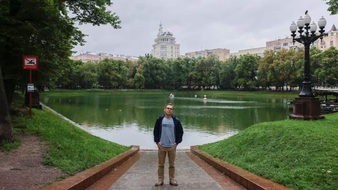 Konstantin Konkov, 23, studied biology at Moscow State University, elected last year as an independent candidate to Moscow's municipal council. I'm mostly into public activism, for the most part politics and ecology… We set up neighbourhood clean-ups. We help animal shelters. We collect aid for refugees. Of course, studying abroad to gain some knowledge and then put it into practice here is a rather tempting idea. But at the moment I feel that I'm needed here. And since I was elected a municipal deputy, for the next five years I plan to stay here, in my district, helping people as much as possible. (Image: Reuters)