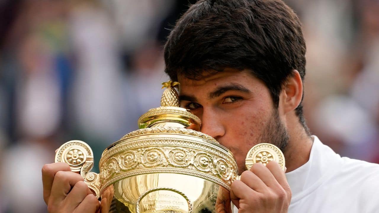 In Pics: Carlos Alcaraz Wins Men’s Single Wimbledon Final Against Novak ...