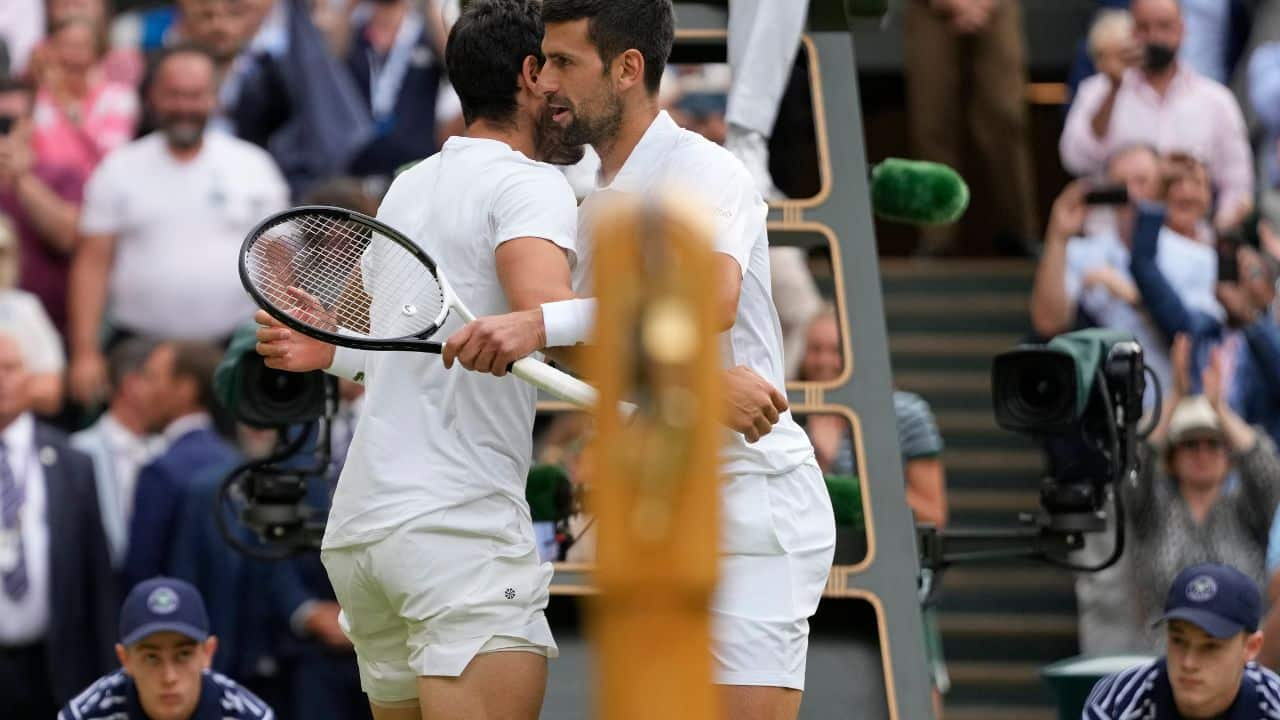 In Pics: Carlos Alcaraz Wins Men’s Single Wimbledon Final Against Novak ...