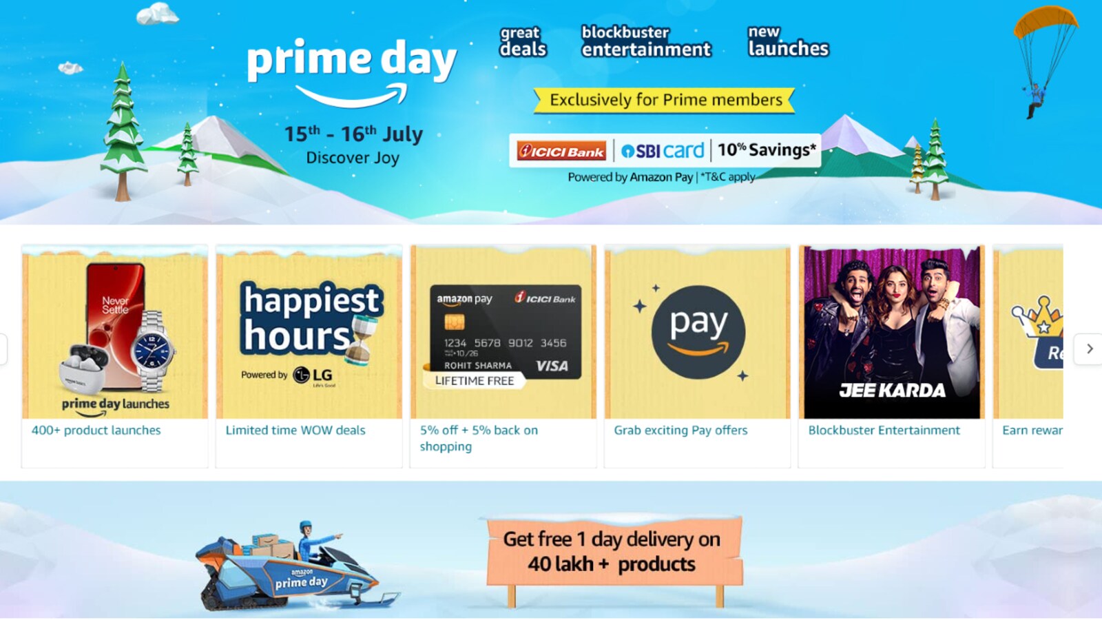 Prime Day announced, sale starts on July 15: Check out offers and  other details - India Today
