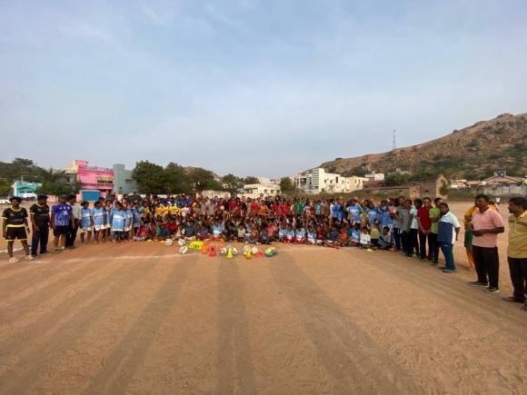 The Anantapur Football League, which runs from August to December every year, saw the participation of 2,743 players, including 907 girls aged between seven and 18, last year