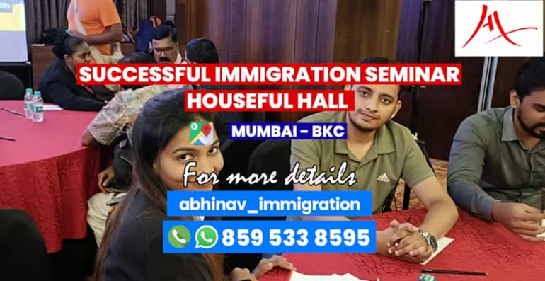 The Abhinav Immigration Seminar in Mumbai was an absolute triumph, with a Full House of enthusiastic participants