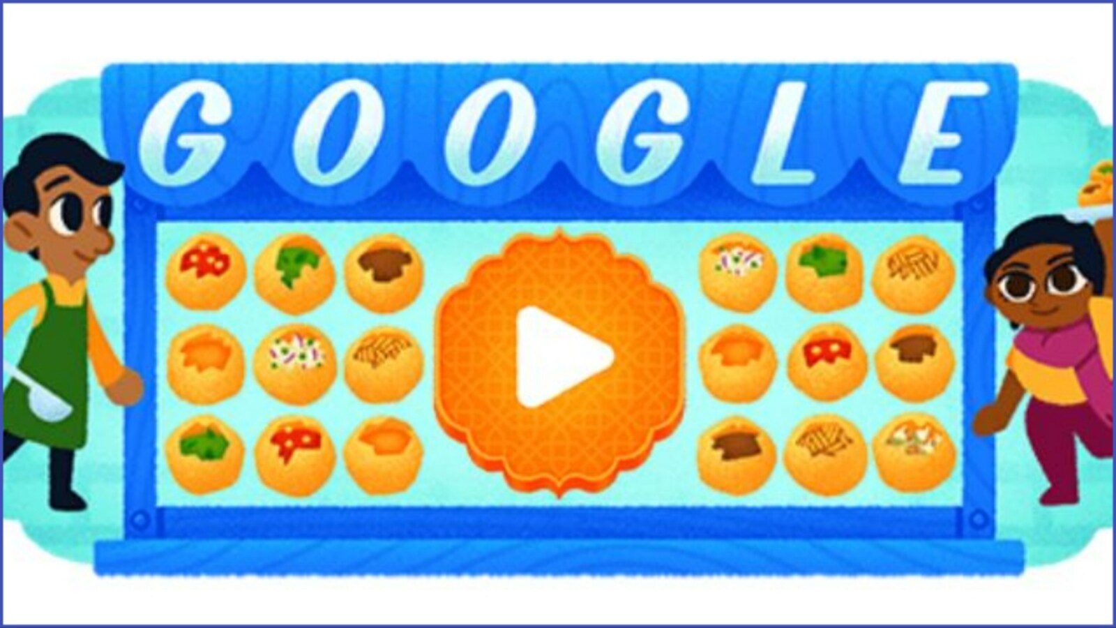 Google Doodle celebrates Pani Puri - Times of India