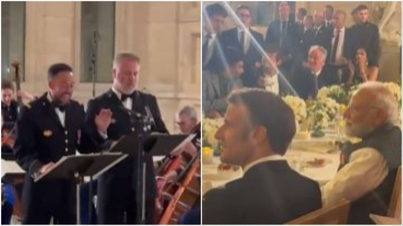 'Jai Ho' performed twice at Paris banquet hosted by Emmanuel Macron for PM Modi. Watch