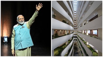 PM Narendra Modi will inaugurate the Surat Diamond Bourse. (2nd Image: @romney.manassa/Facebook)