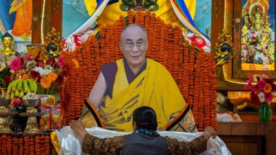 In pictures: Dalai Lama celebrates his 88th birthday along with followers