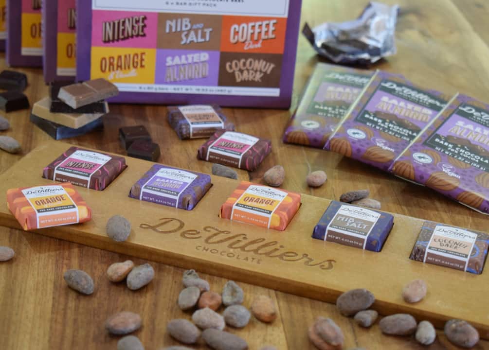 De Villiers, a vegan-friendly chocolatier at Paarl Spice Route Farm, is part of the Rainforest Alliance