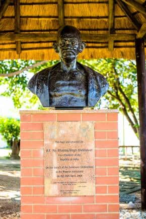 Gandhi's bust at Sarvodya Museum, Durban. (Photo: South Africa Tourism)
