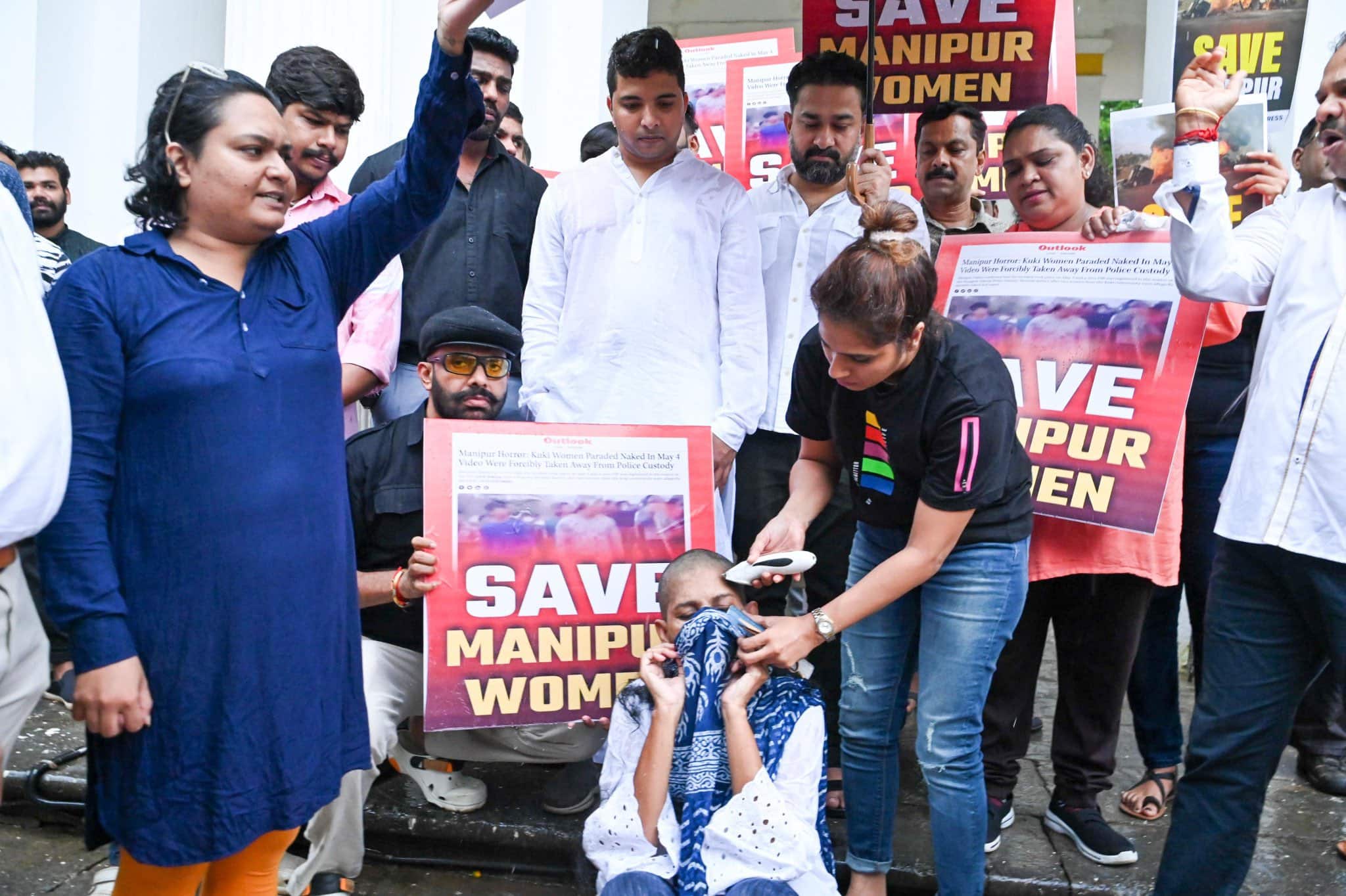 In Pics: Protests across India against Manipur violence | Moneycontrol News