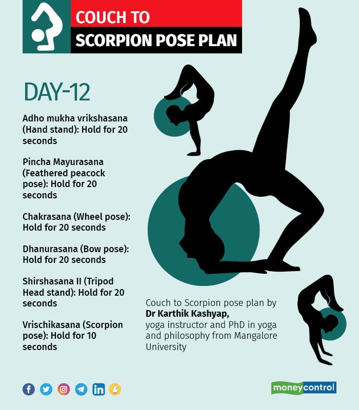 Vrishikasana (Scorpion Pose) - Yoga Vastu