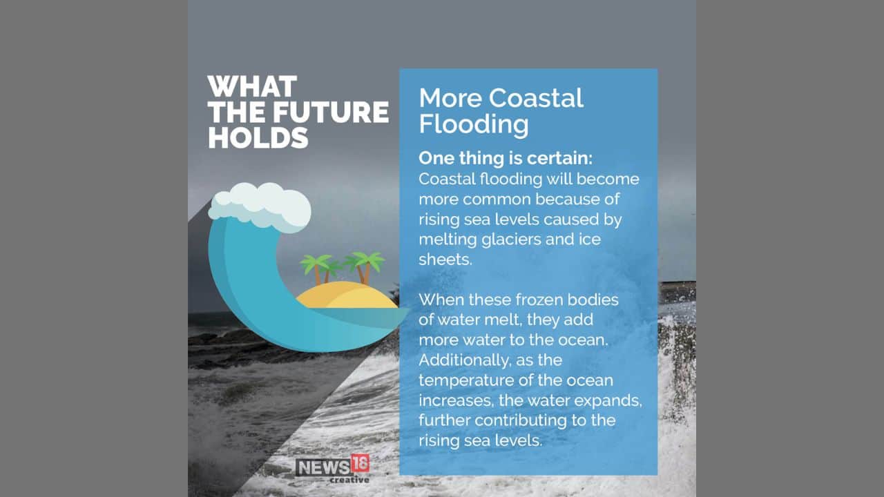 In future, coastal flooding will increase due to melting of glaciers (Image: News18 Creative)