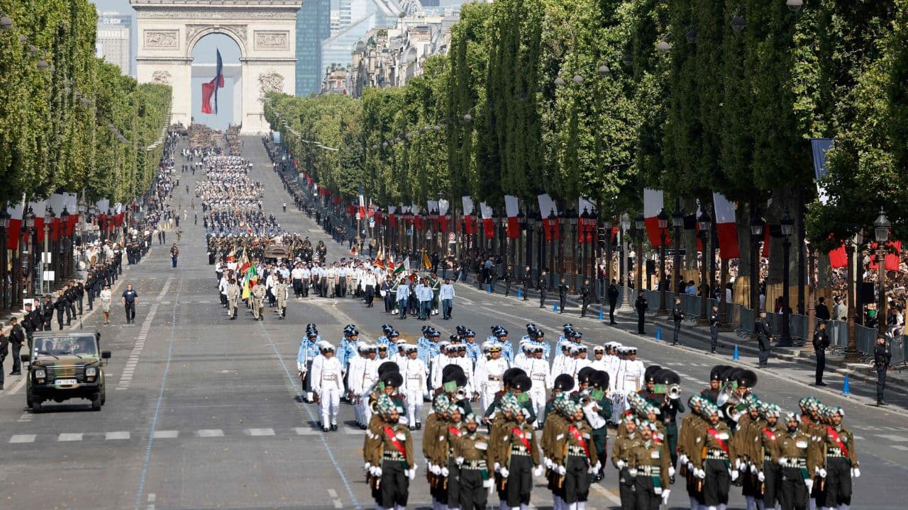 India-France partnership at Bastille Day Parade