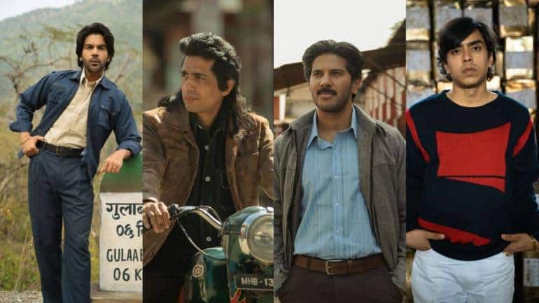 Raj & DK's forthcoming 'Guns & Gulaabs' teaser look, (from left) Rajkummar Rao, Gulshan Devaiah, Dulquer Salmaan, Adarsh Gourav.