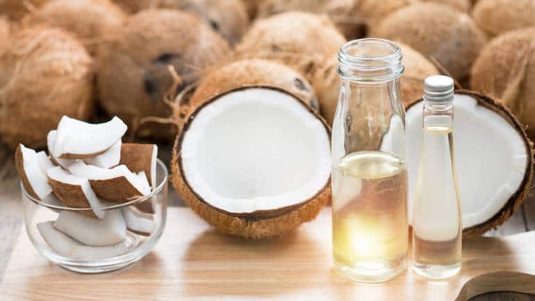 Health benefits of coconut: coconut aids in heart health, improves digestion, and boosts energy levels (Image: Canva)