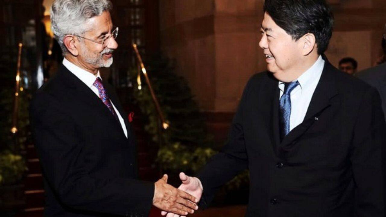 They emphasised the necessity of deepening the India-Japan friendship based on shared values and principles. The Ministers also highlighted the necessity of meeting the Japanese investment target of JPY 5 trillion in India between 2022 and 2027. (Image: ANI)