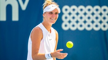 Marketa Vondrousova had beaten Ons Jabeur twice this year before the Wimbledon final on July 15, 2023. (Photo by Jck.rhn via Wikimedia Commons)