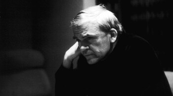 Milan Kundera in 1980. (Photo by Elisa Cabot via Wikimedia Commons)