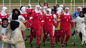 'Football Under Cover' is a documentary about a match between an amateur women's football team from Berlin and the Iranian national women's football team in Tehran. (Photo: MUBI)