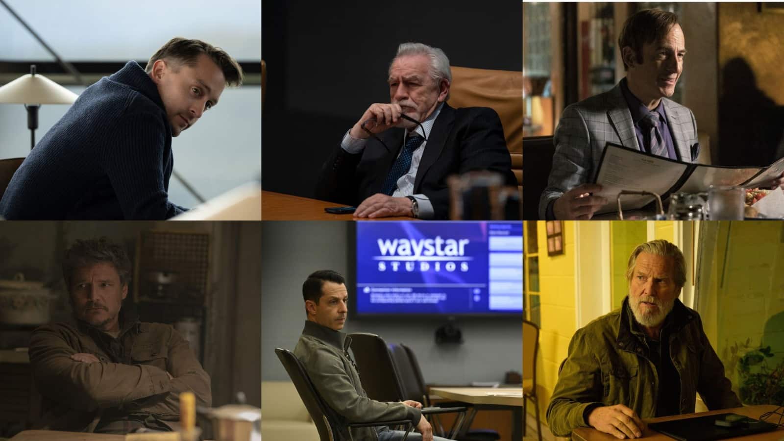 Best Drama Actor | Kieran Culkin (Succession), Bob Odenkirk (Better Call Saul), Pedro Pascal (The Last of Us), Jeremy Strong (Succession), Jeff Bridges (The Old Man)